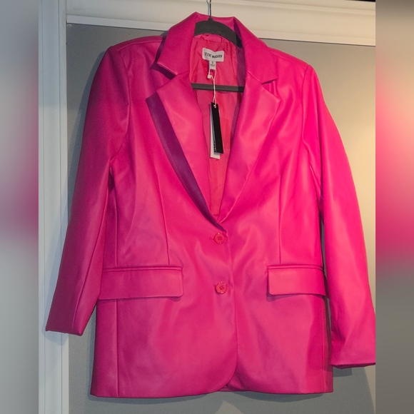 Steve Madden Jackets & Blazers - Steve Madden Faux Leather Blazer